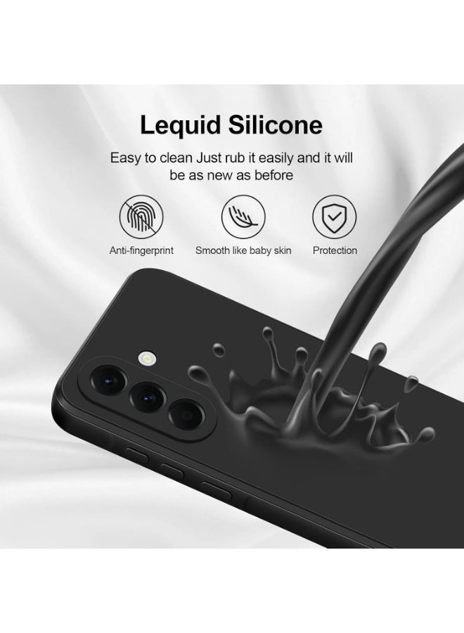 Soft Silicone Cases for Samsung Galaxy A56 6.7 Inch 5G,[Military Grade Drop Protection] [Anti-Scratch Microfiber Lining] Shockproof Slim Cover for Galaxy A56 (Black) - Image 2